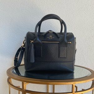 Kate Spade Black Leather Structured Bag